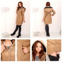 ラムファー ダウンコート ミディアム丈 ダウンコート