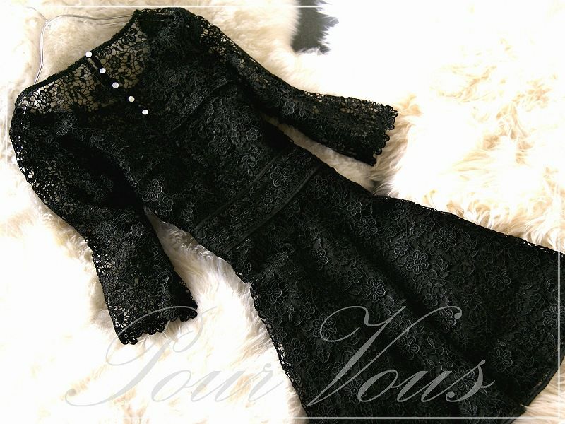 花柄 長袖 ワンピース