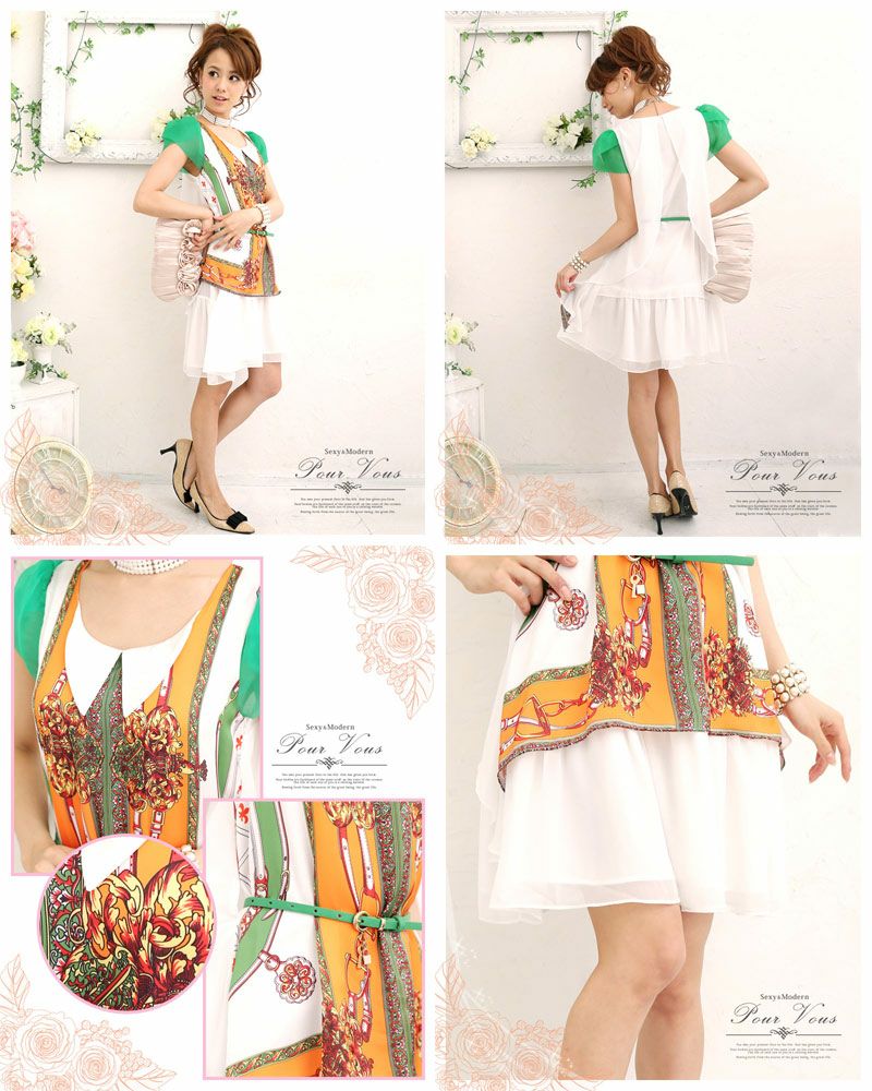 ファンタジアシフォンドレス