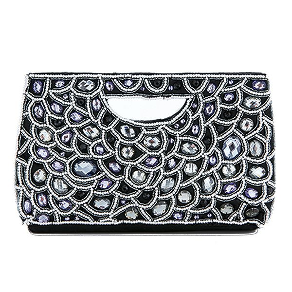 パール ビジュー クラッチバッグ B051 Pourvous プールヴー パーティードレス専門店
