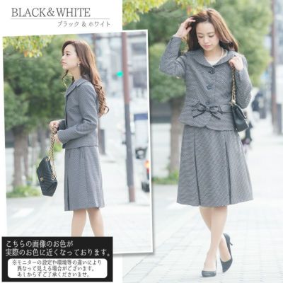 千鳥格子がキュートなセレモニースーツ