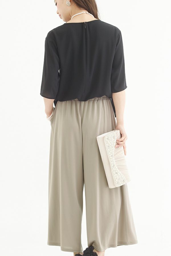 ブラック×ベージュ（後ろ）