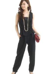 カシュクールパンツドレス