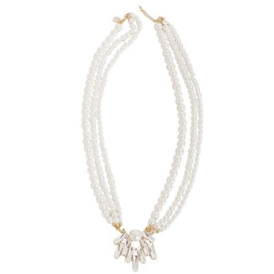 ビジューパールネックレス