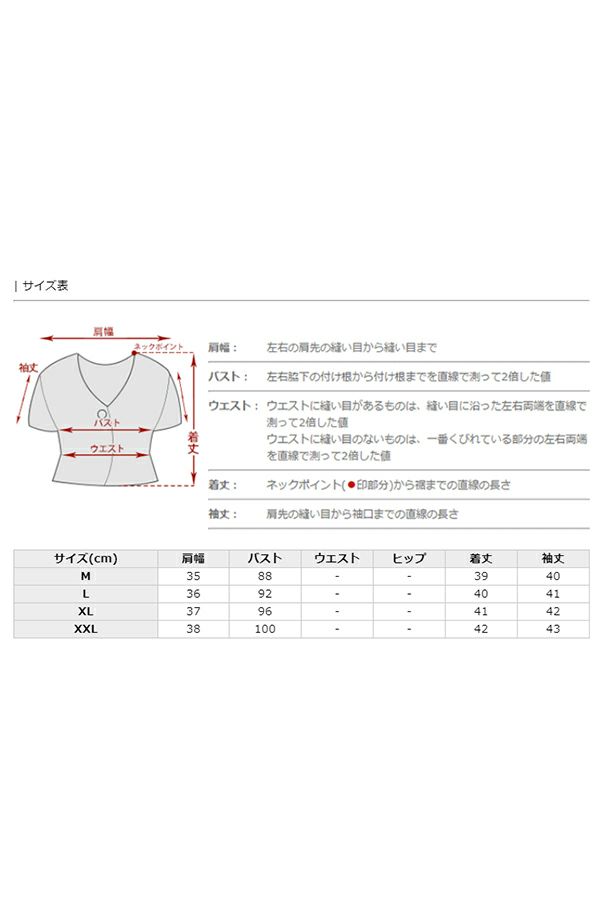 サイズ表