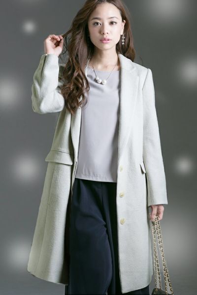 ロングベーシックチェスターコート