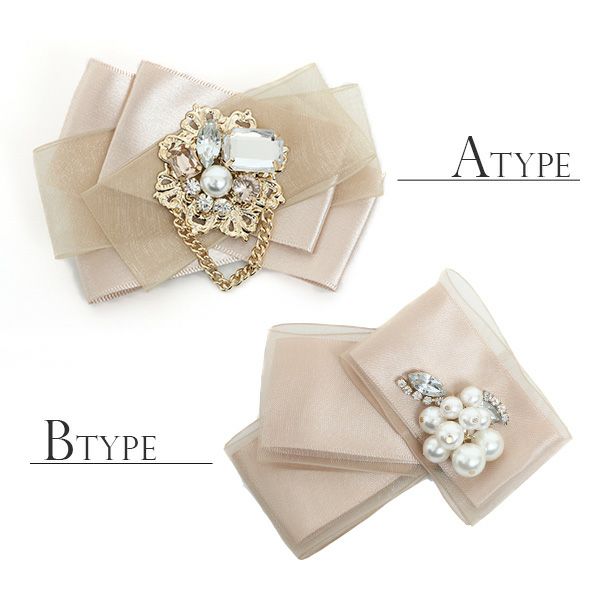 パールビジューヘアークリップ