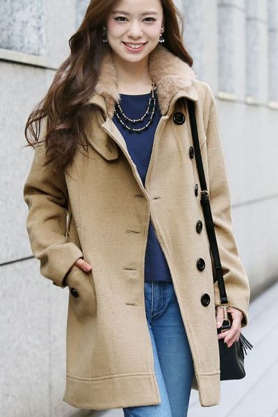 アシンメトリートラッドコート