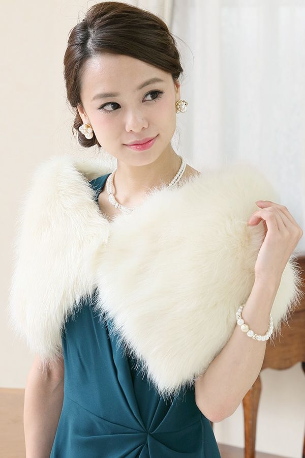 ゴージャスフェイクファーショール