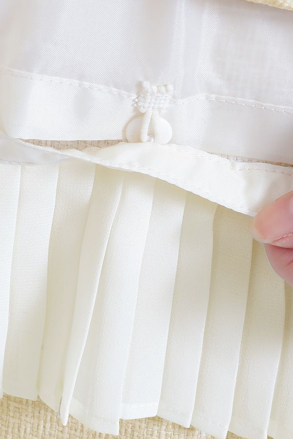 プリーツ（取り外し可）