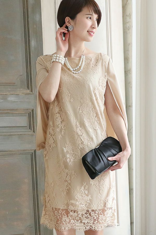 エレガントケープ＆レースドレス