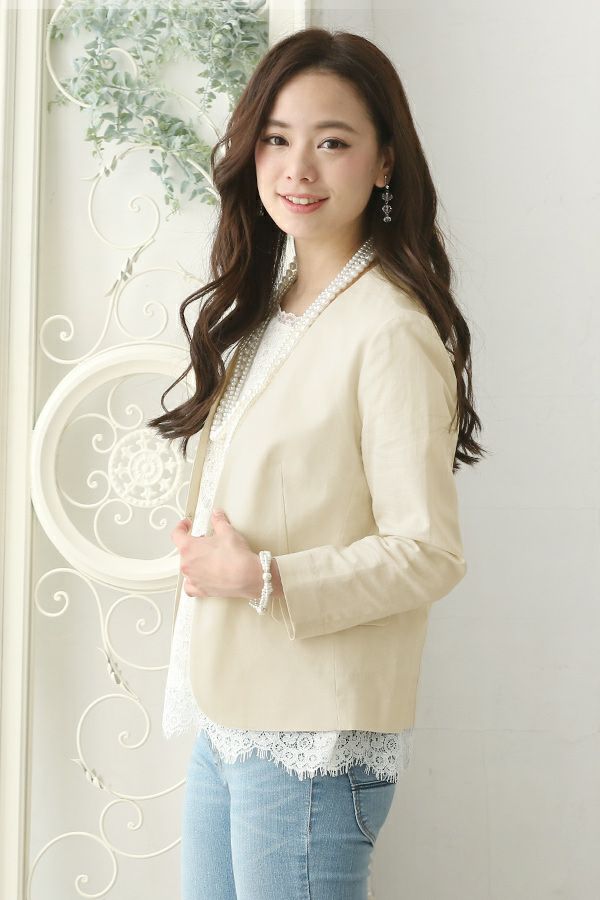 ベージュ（横）