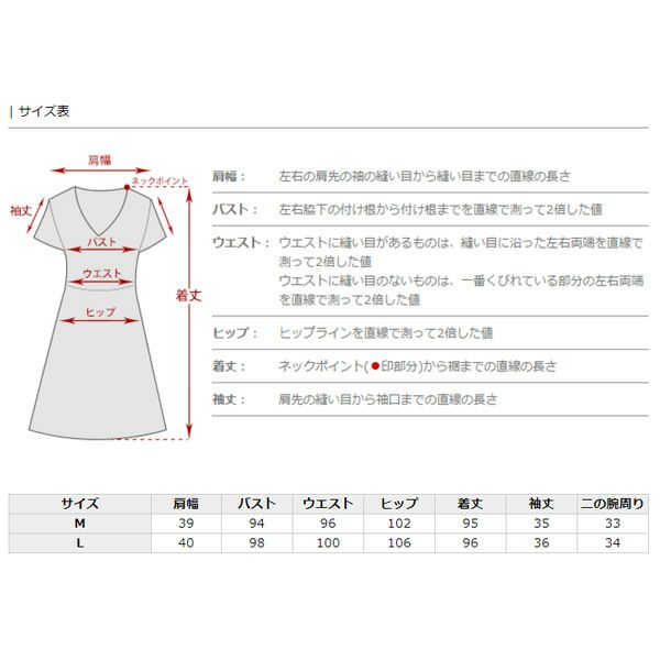 サイズ表