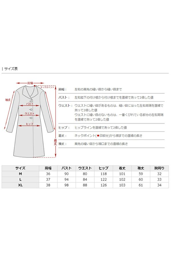 サイズ表
