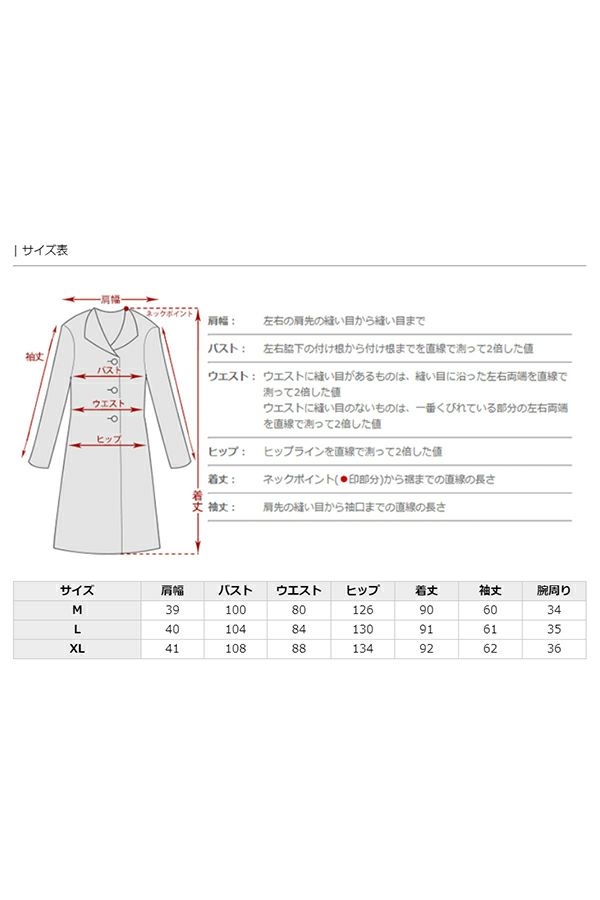 サイズ表