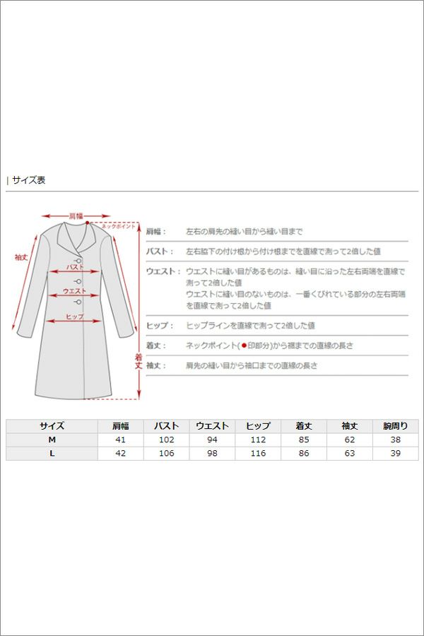 サイズ表