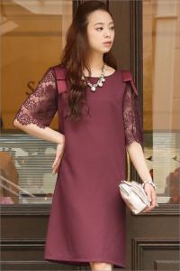 ショルダーリボンワンピース