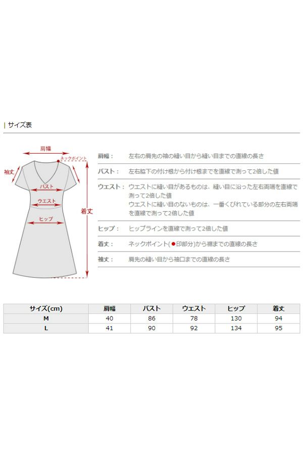 サイズ表