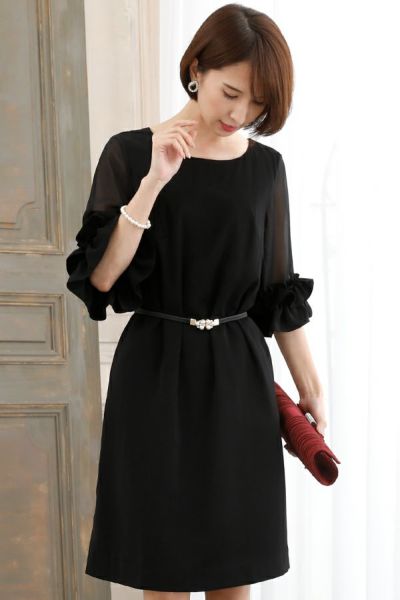 シアースリーブワンピース