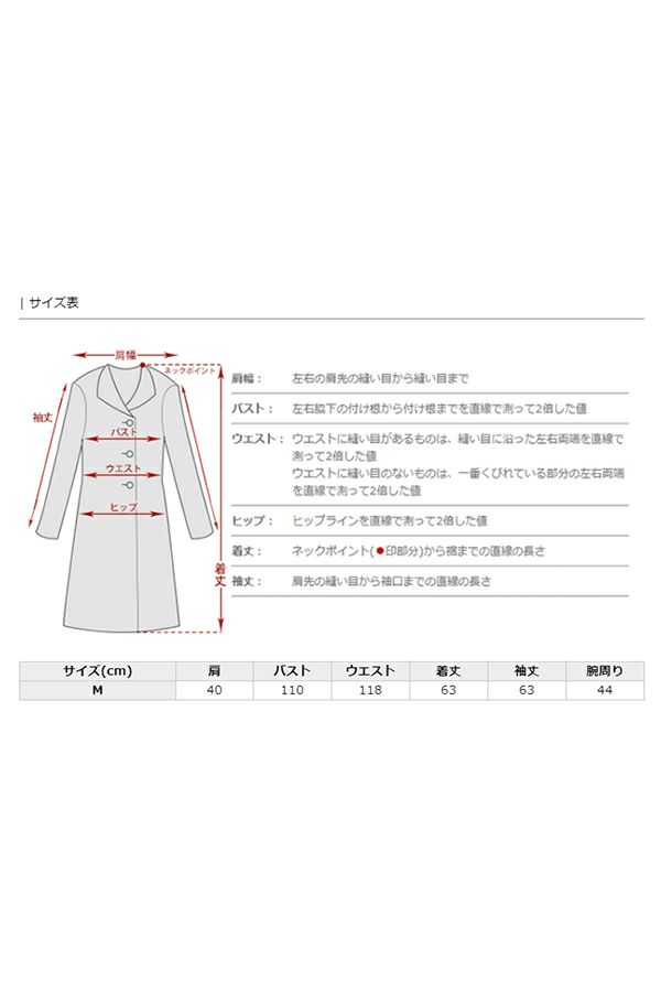 サイズ表
