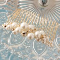 パール&ビジューツイストコーム