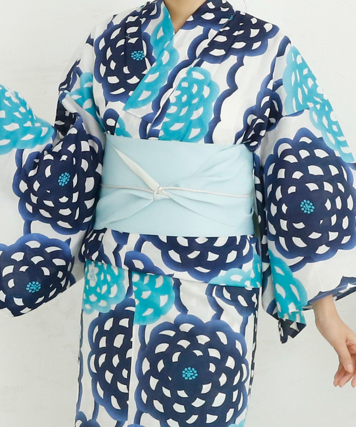 浴衣 ダリア 涼風ダリア 浴衣4点セット（半帯）｜PourVous