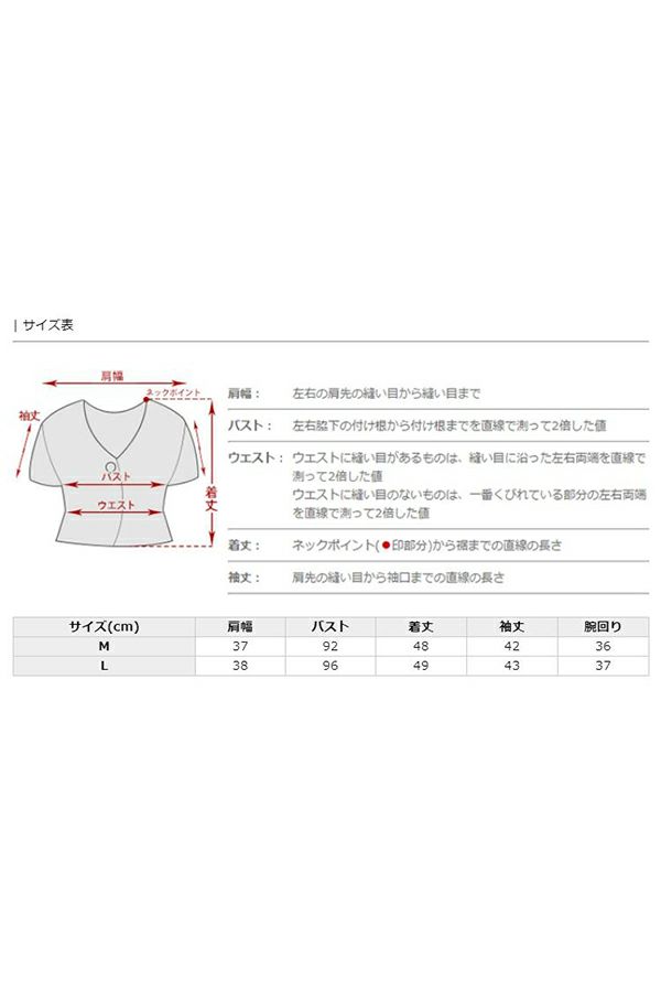 サイズ表