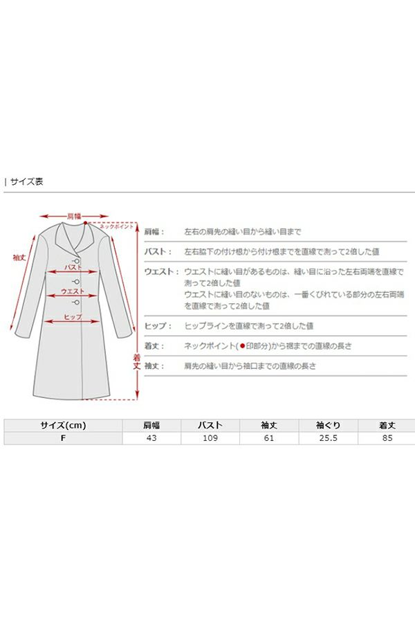 サイズ表