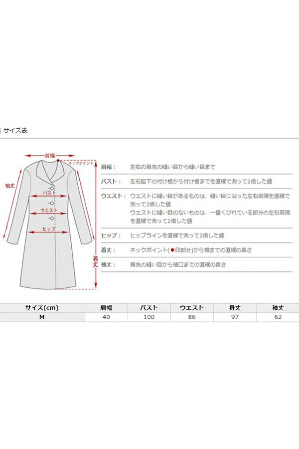 サイズ表