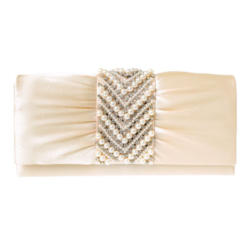 パール＆ビジュークラッチバッグ