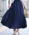 レーヨンフレアスカート