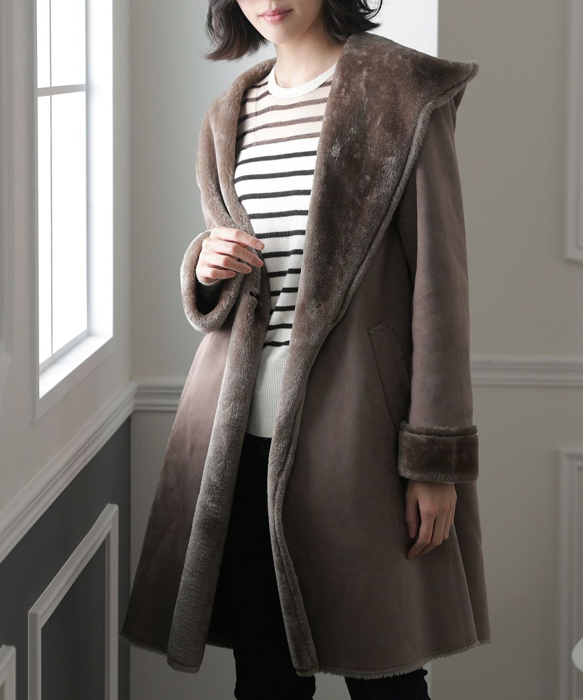 ビッグカラームートンコート