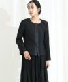 ツイードジャケット＆シフォンスカートスーツセット