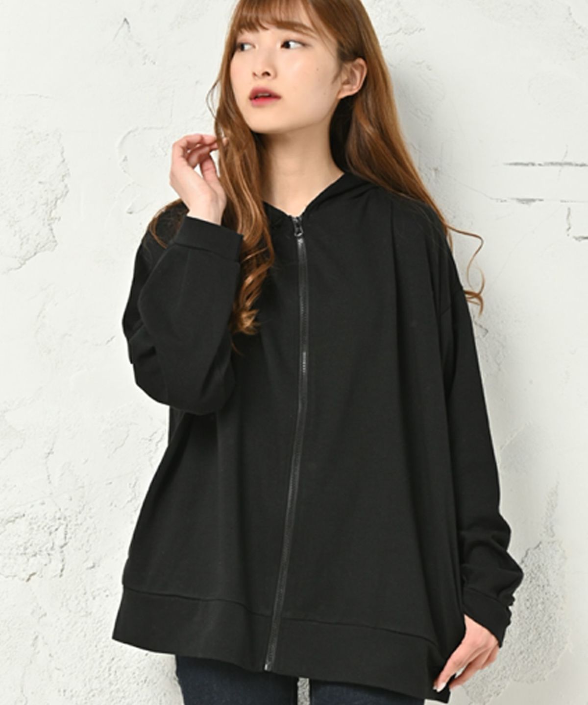 TC裏毛ビッグシルエットパーカー