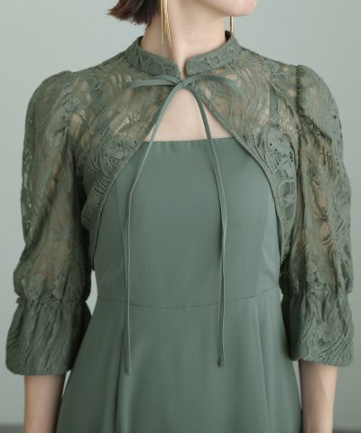 レースボレロセットアップワンピース alto by POUR VOUS レースボレロセットアップワンピース｜PourVous
