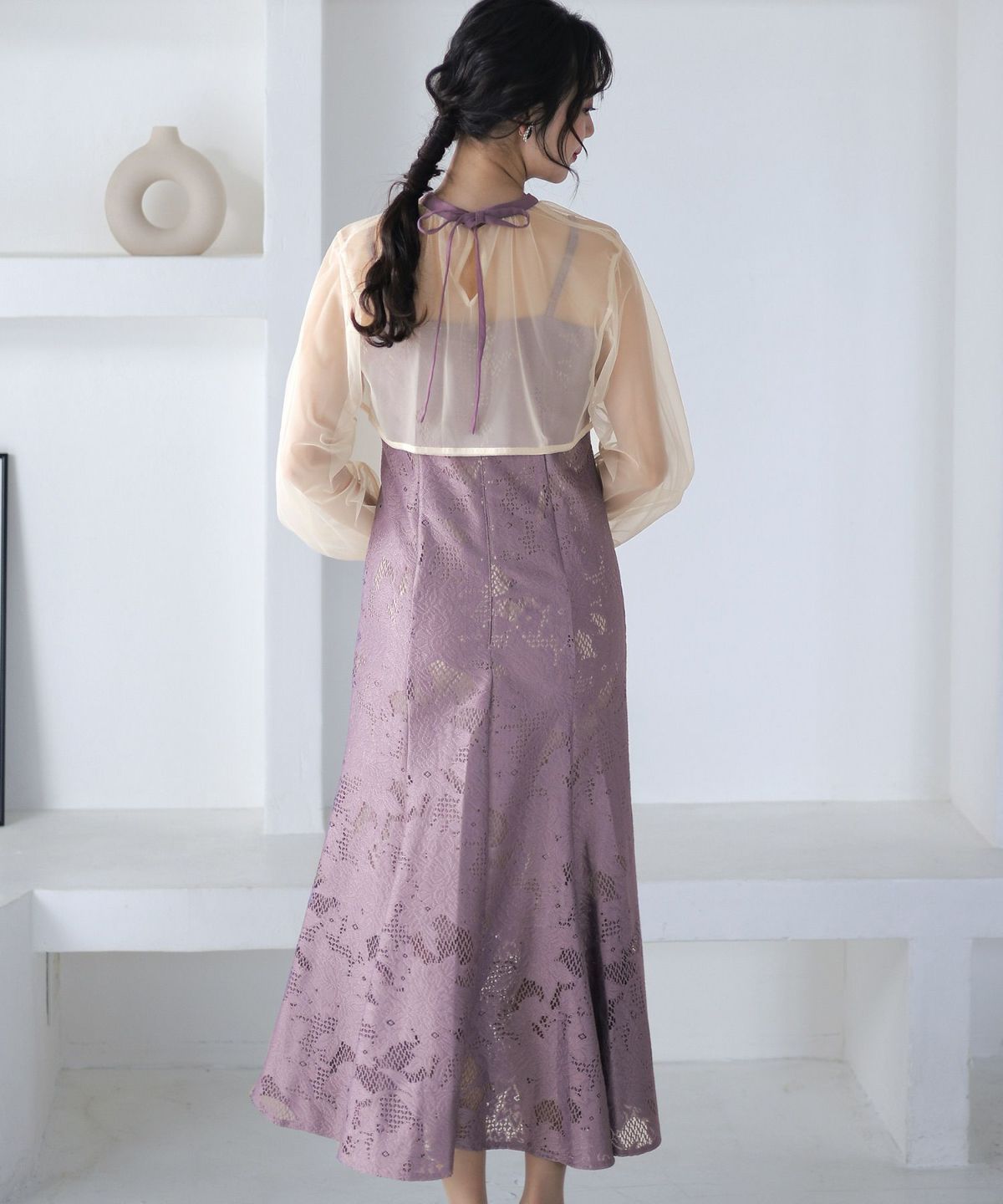 シフォンボレロセットマーメイドワンピース