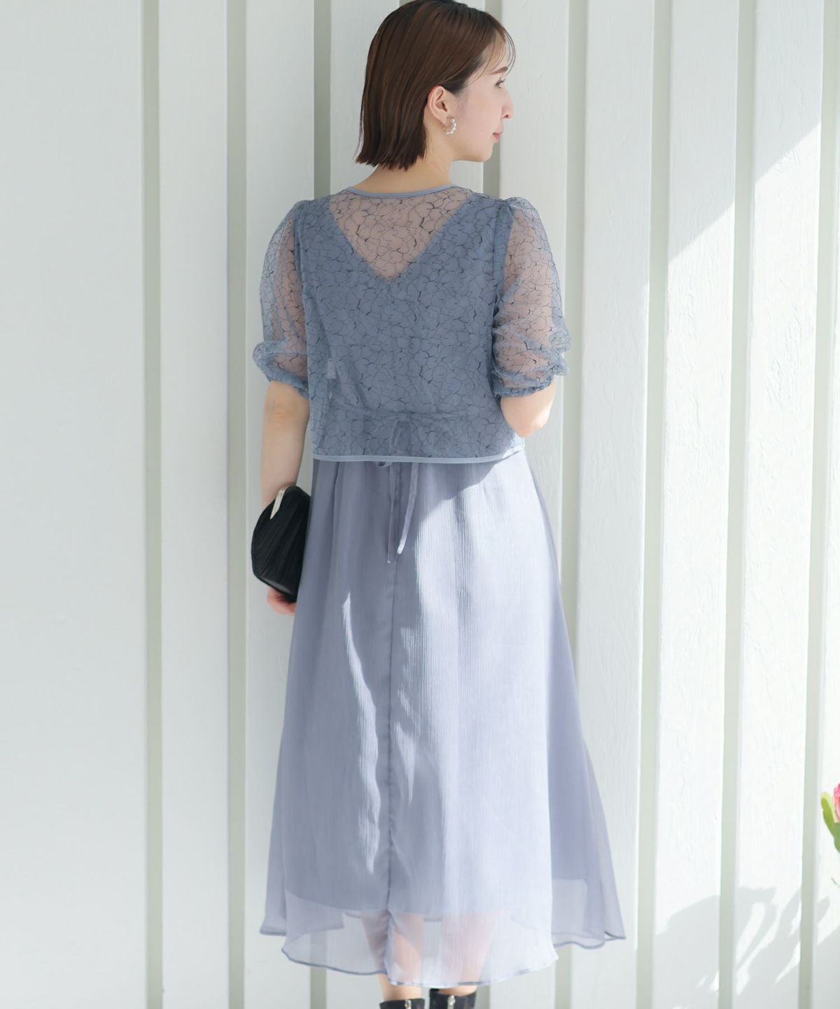 レースボレロ付き2WAYドレス｜PourVous