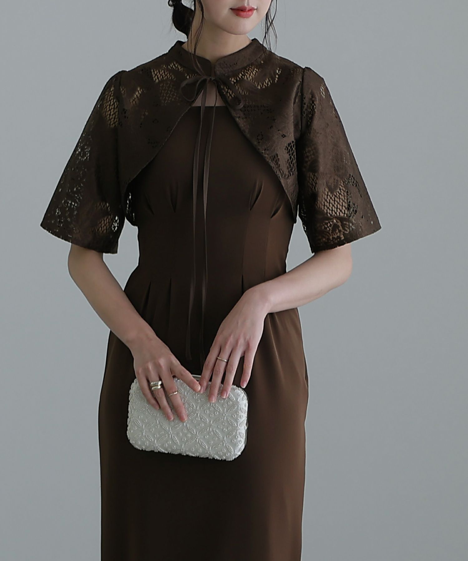 2wayボレロ付きワンピース｜PourVous