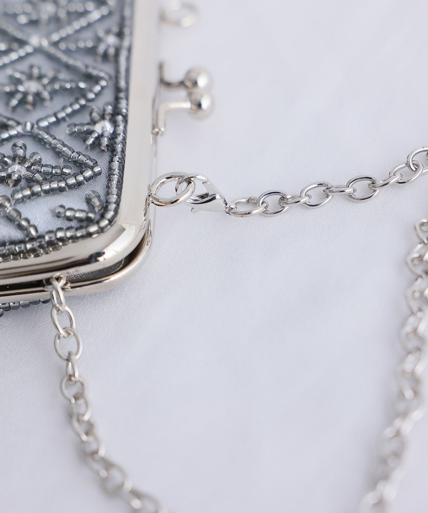 ビーズ刺繍がま口ショルダーバッグ | PourVous（プールヴー