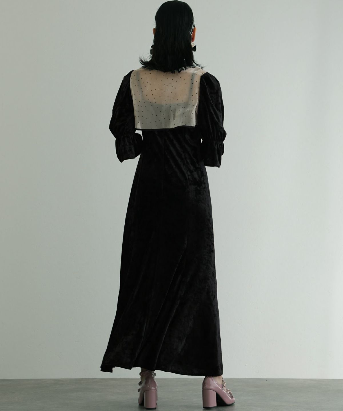 atlo by POUR VOUS パーティドレス atlo キャミワンピース チュール Aライン ワンピース パーティー