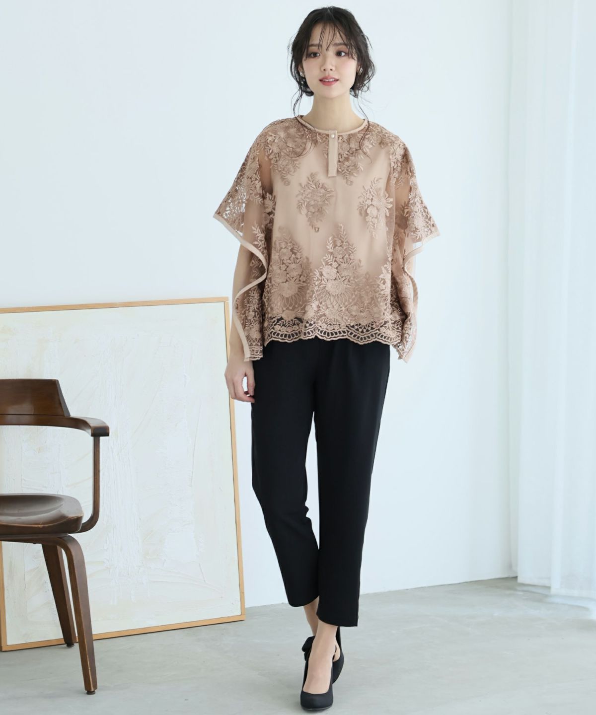 PourVous 刺繍パンツドレス 3点セット グレージュ タグ付き 000000004409-08-xl.jpg?t=