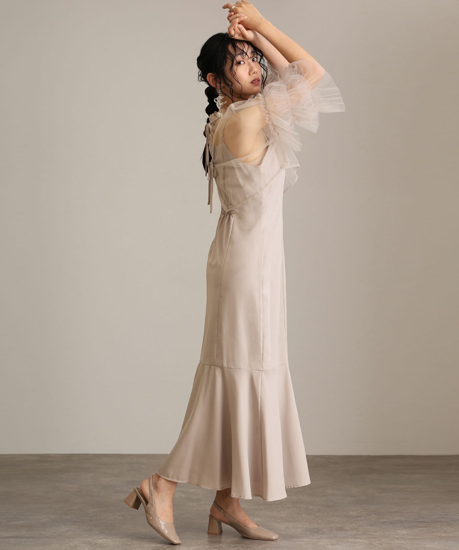 ギャザーチュールセットドレス | PourVous（プールヴー）パーティー