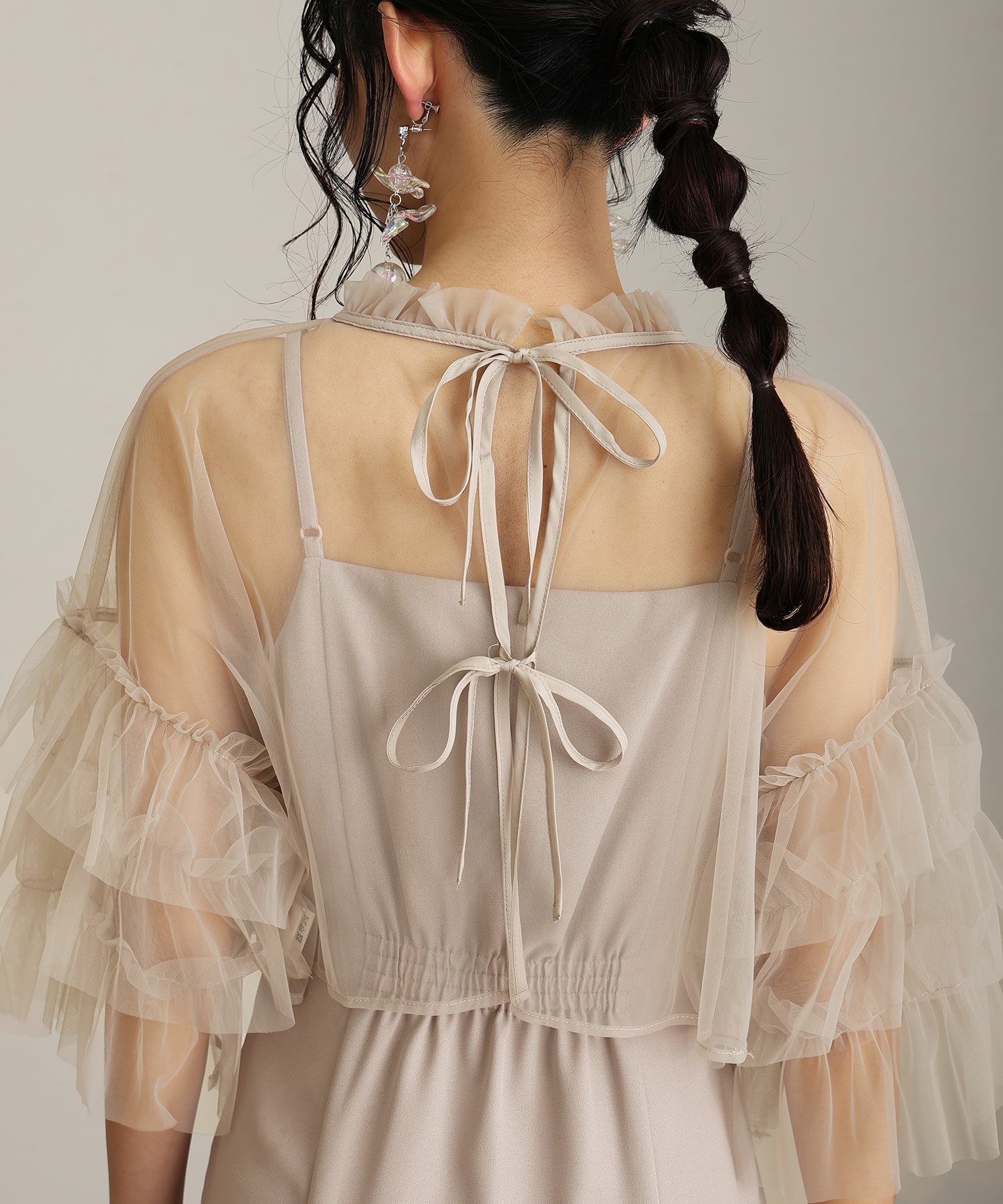 ギャザーチュールセットドレス | PourVous（プールヴー）パーティー