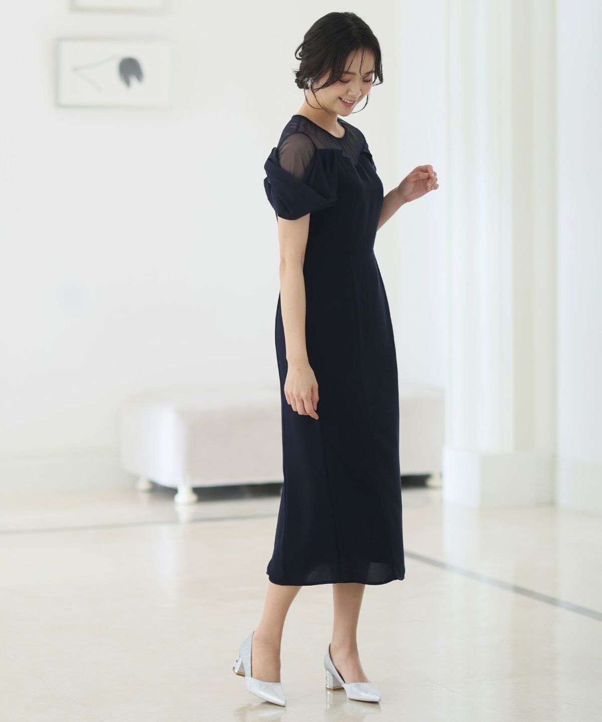 オフショルダー風タイトドレス | PourVous（プールヴー）パーティー