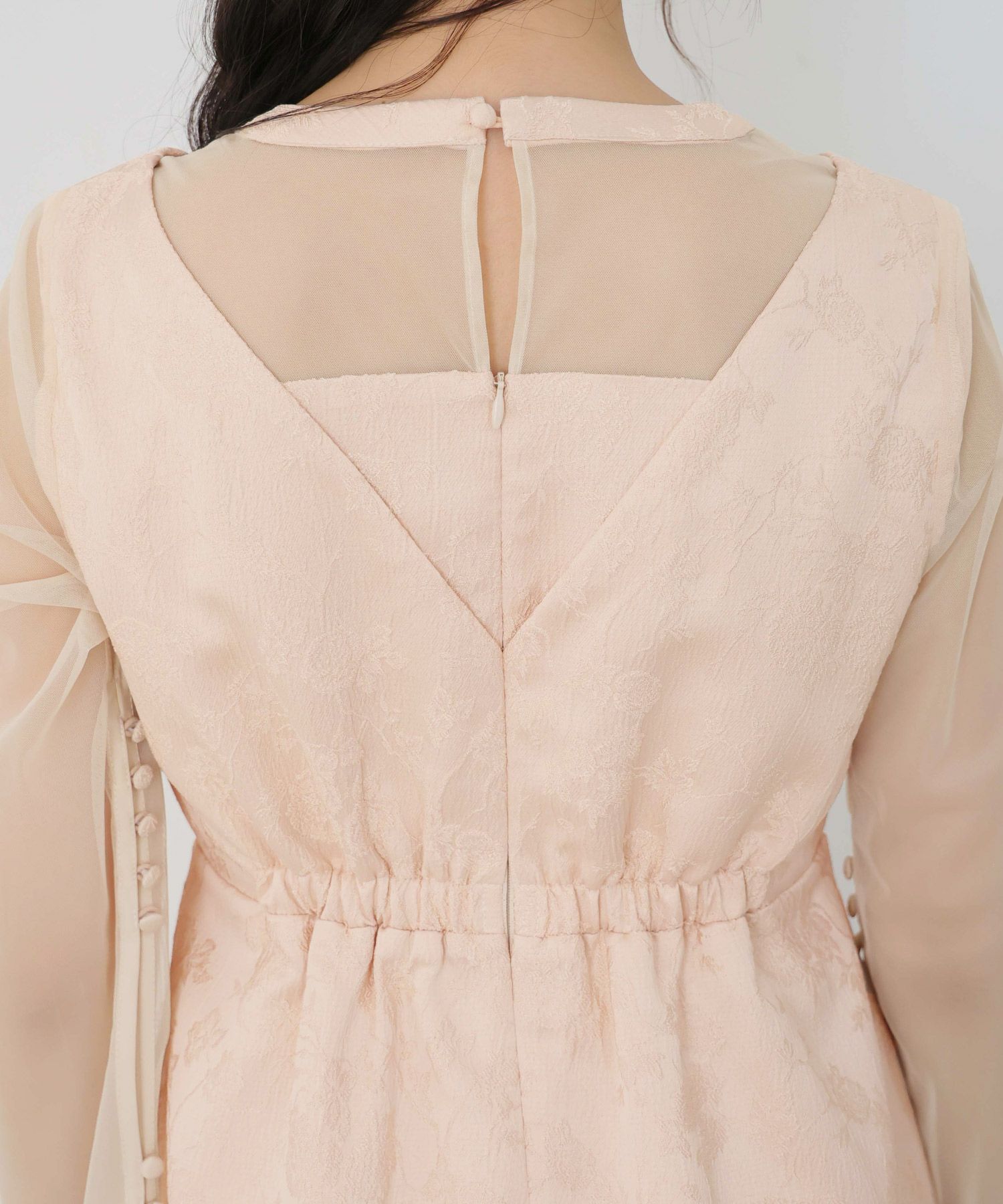 ジャガードビスチェ風ドレス | PourVous（プールヴー）パーティー