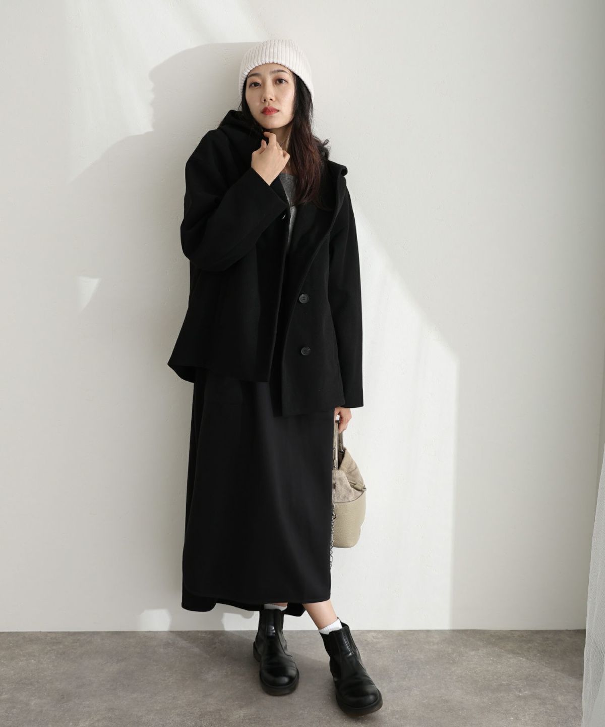 プールヴー（PourVous）/家で洗えるフード付きジャケット 家で洗えるフード付きジャケット | PourVous（プールヴー）パーティー