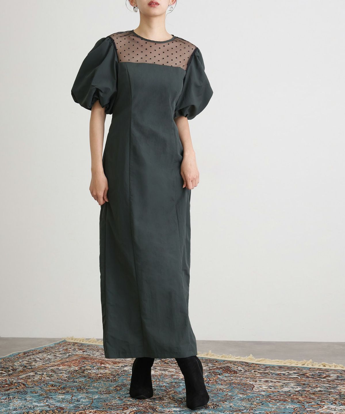 デコルテドットドレス | PourVous（プールヴー）パーティー