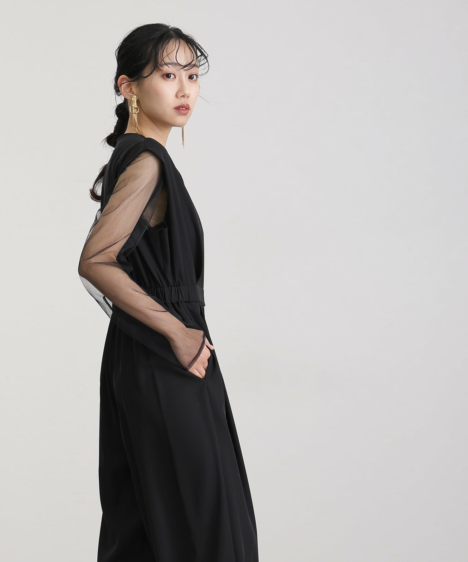 2点セットスタンドアウトカラーオールインパンツ | PourVous