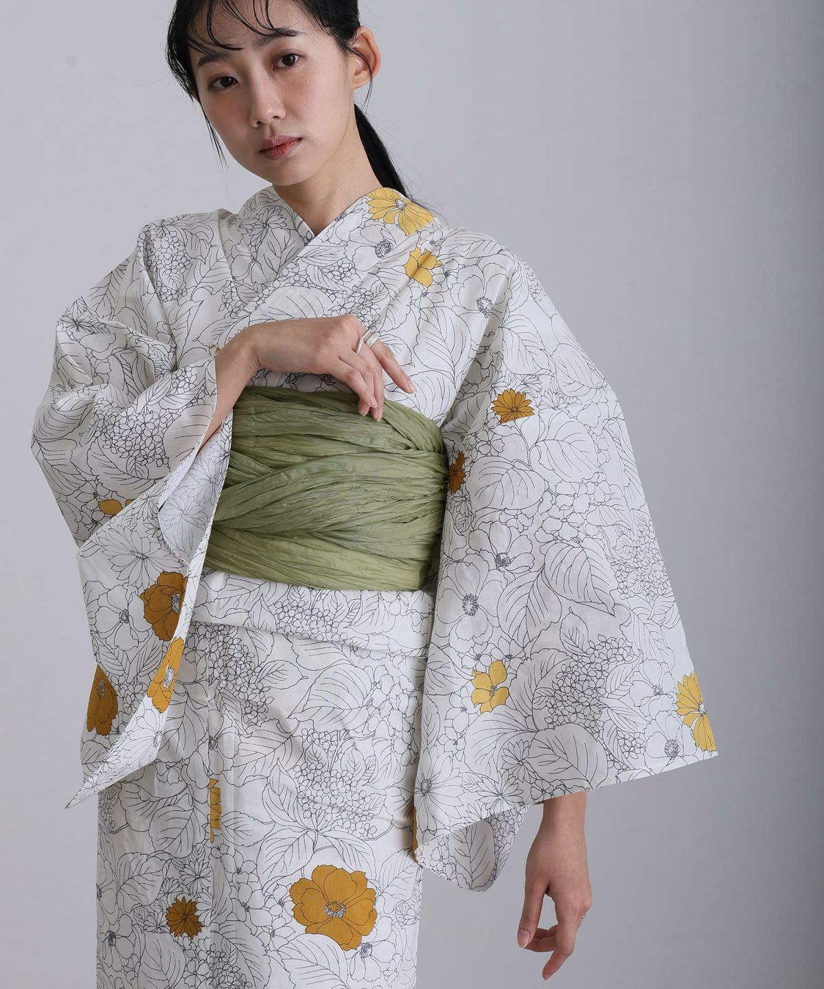 浴衣2点セット選べる15種類（浴衣/兵児帯）