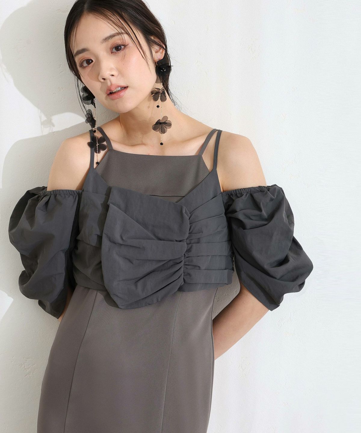 ディティールトップスセットドレス